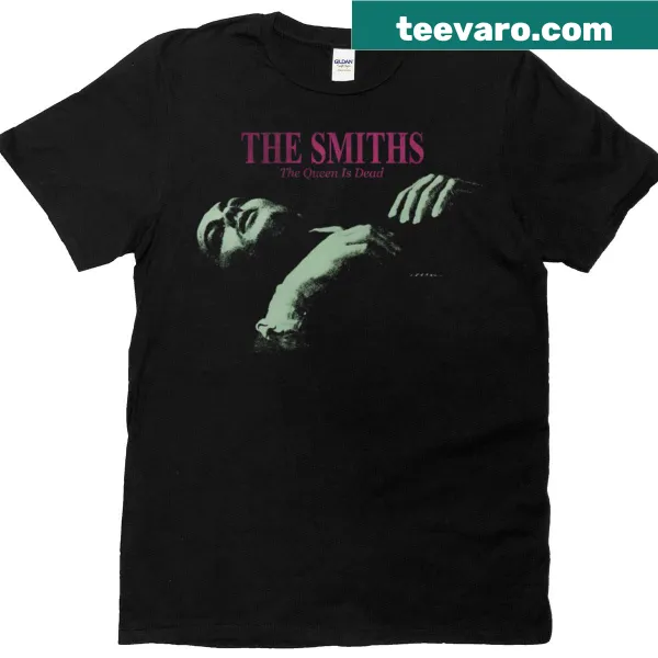 Typography T-shirt featuring 'The Queen Is Dead' by The Smiths