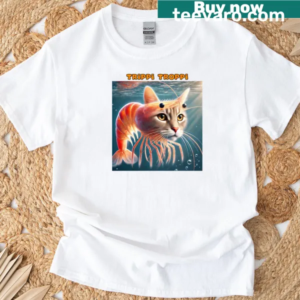 Unique character design from Italian brainrot on a creative T-shirt
