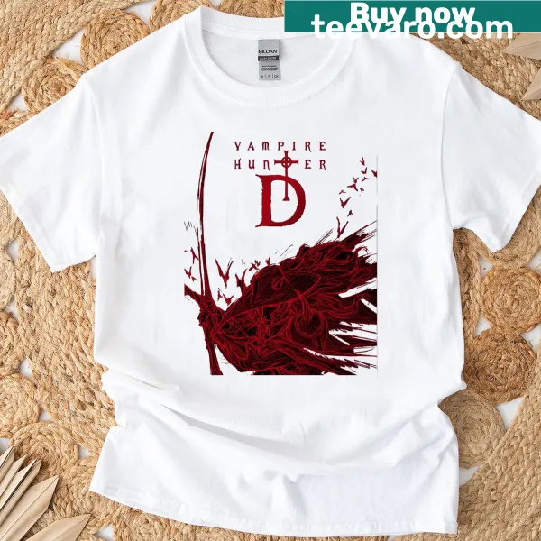 Vampire Hunter D Bloodlust art T-shirt featuring dark illustration
