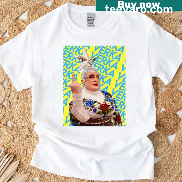 Verka Serduchka illustration on a T-shirt