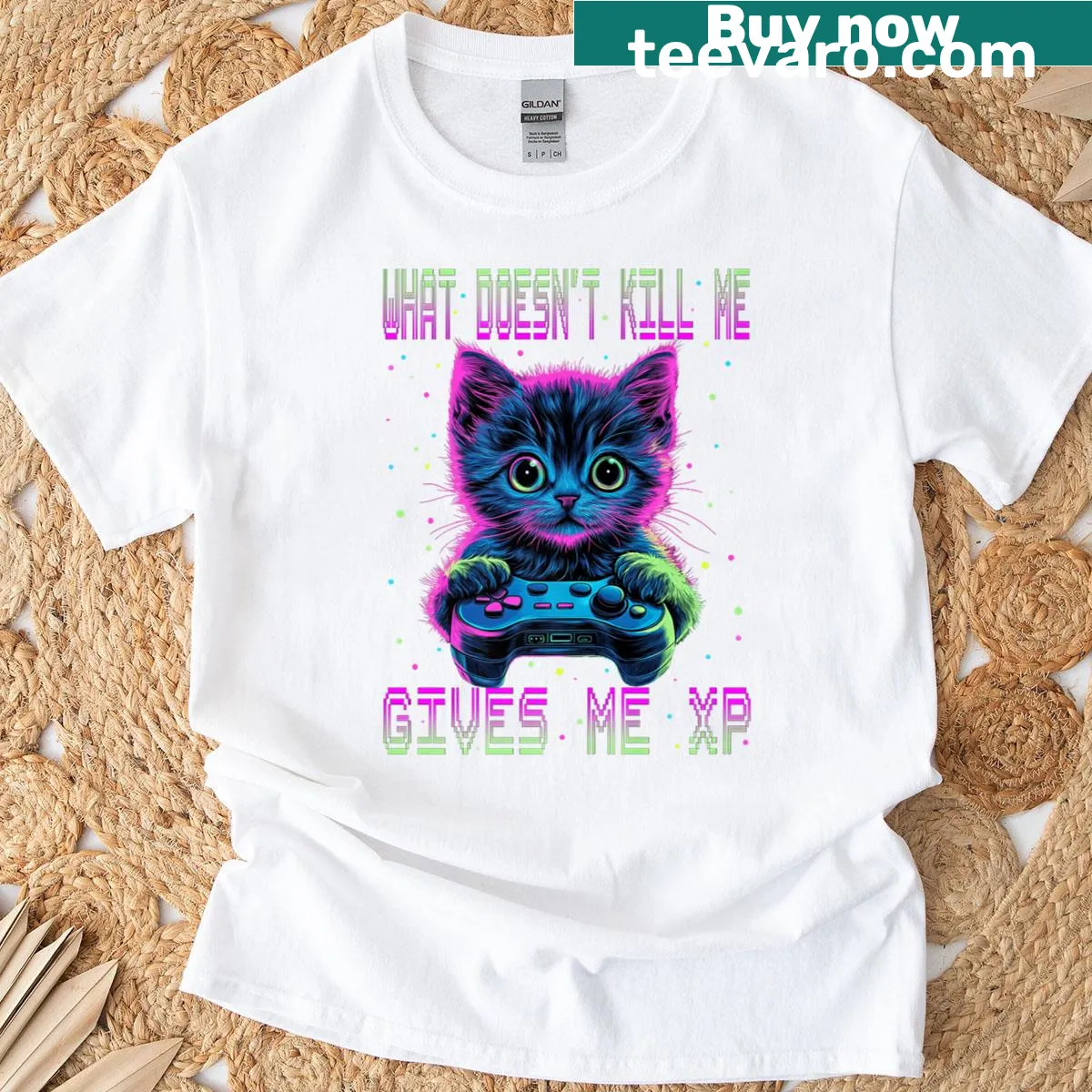 Humorous gaming quote design on a T-shirt featuring XP theme — on a men's t-shirt