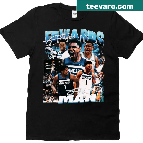 Vintage t-shirt featuring Anthony Edwards and Ant Man graphic