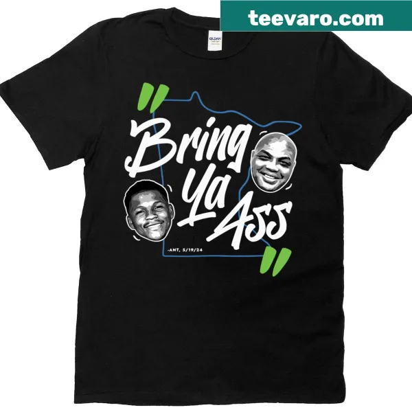 Energetic basketball T-shirt featuring Anthony Edwards design