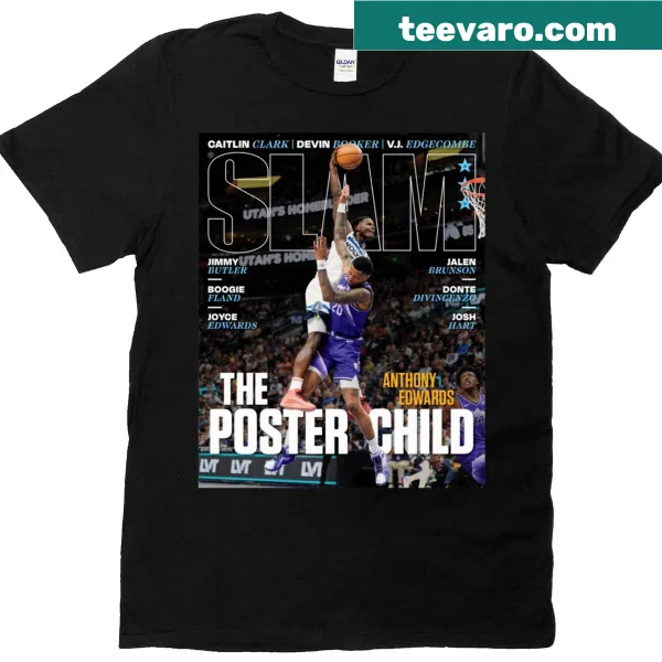 Playful T-shirt celebrating Anthony Edwards.