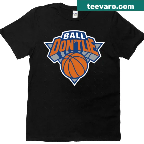Oversized Knicks t-shirt with text 'Ball Don't Lie'
