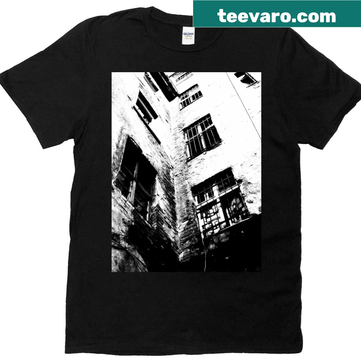 Graphic T-shirt inspired by Berlin's Hackesche Höfe — on a men's t-shirt
