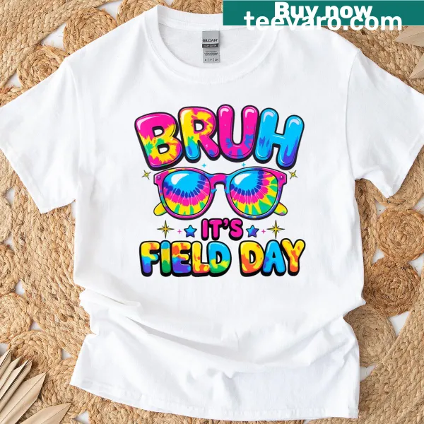 Funny field day teacher t-shirt with playful text