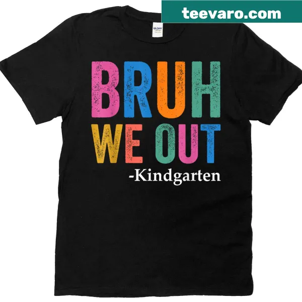 Kindergarten Graduation Class Of 2025 T-shirt with festive design