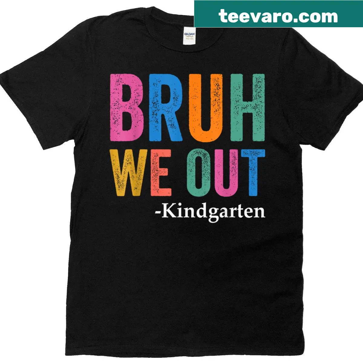 Kindergarten Graduation Class Of 2025 T-shirt with festive design — on a men's t-shirt