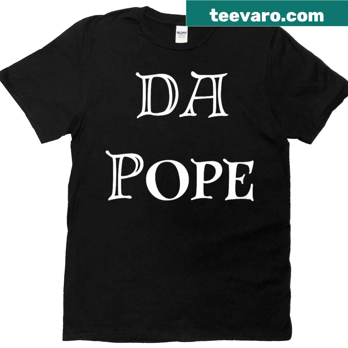 T-shirt featuring a design honoring the first American Pope from Chicago — on a men's t-shirt