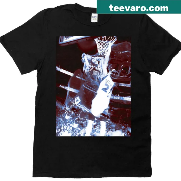 Oversized Derrick Rose throwback graphic t-shirt