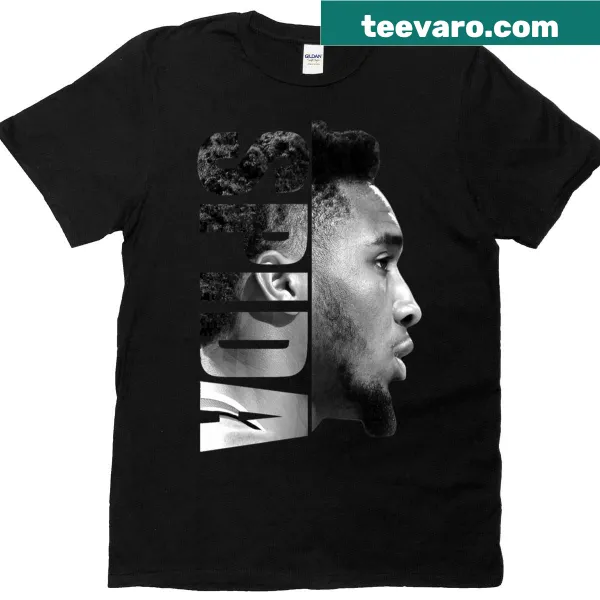 Playful Donovan Mitchell T-shirt featuring Spida graphics