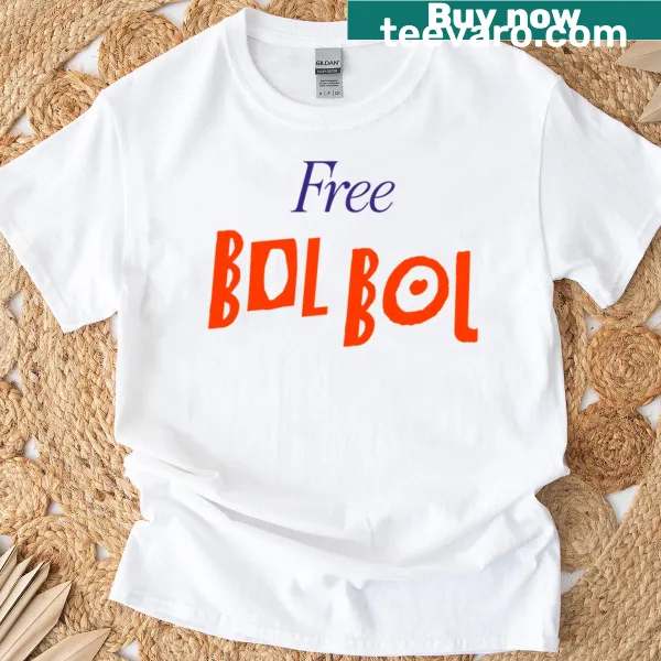 Free Bol Bol T-shirt with player name in bold typography
