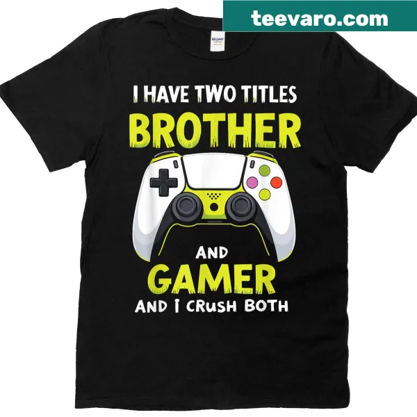 Funny gamer t-shirt with a playful message for boys and girls