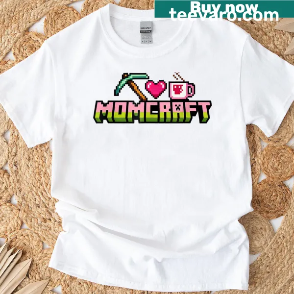 Gamer mom t-shirt celebrating motherhood and gaming