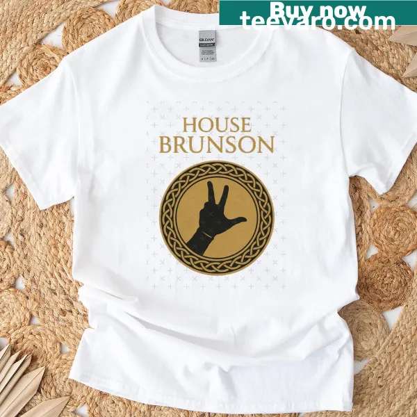 House Brunson Knicks T-shirt featuring team logo and player name.