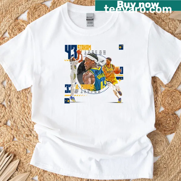 Illustration of Indiana Basketball Squad Design on a t-shirt