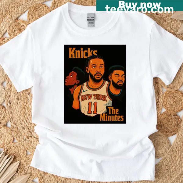 Casual Knicks Minutes t-shirt for basketball enthusiasts