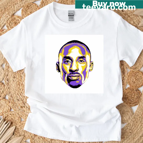 Minimalist Kobe Bryant tribute T-shirt design