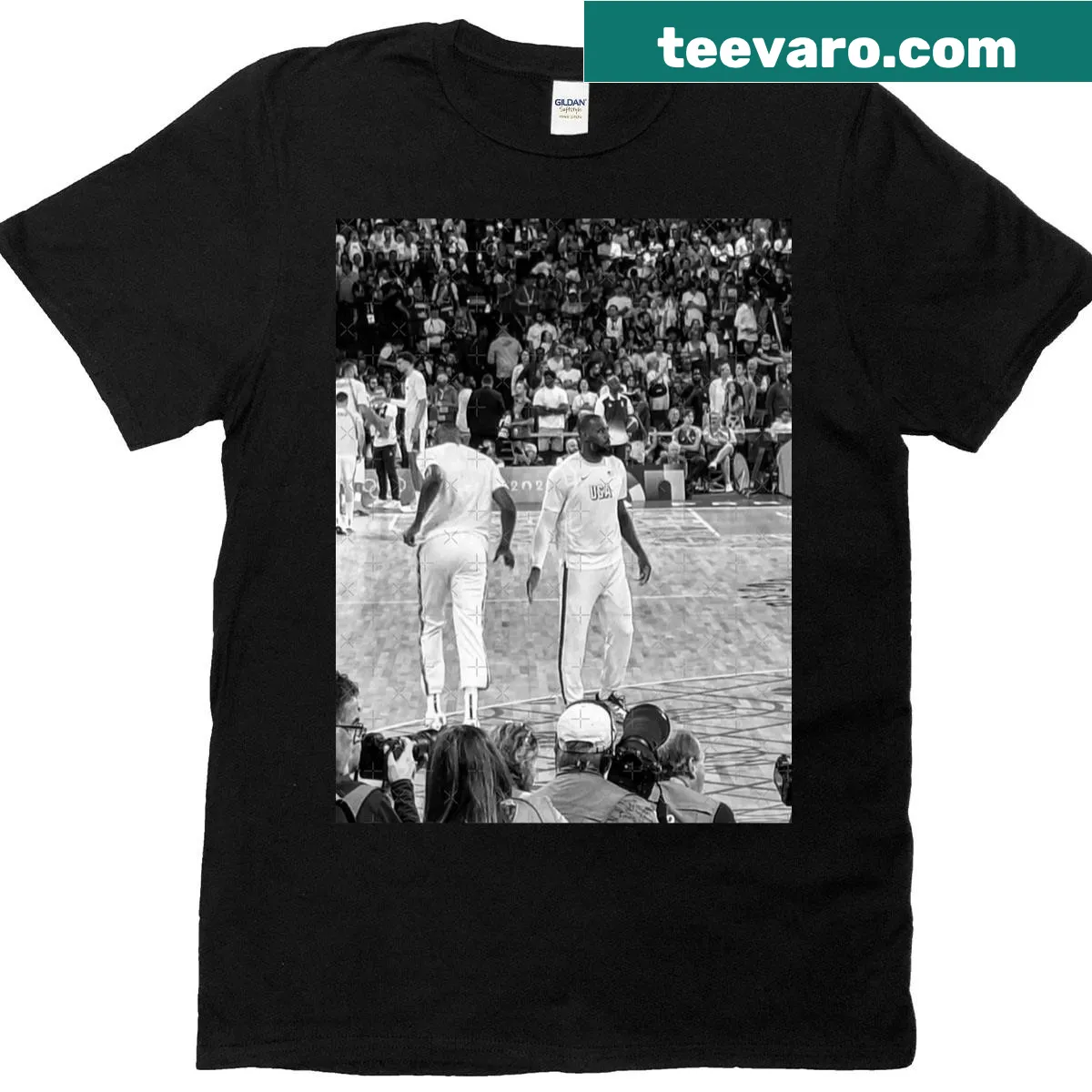 Graphic highlighting Austin Reaves on a classic T-shirt — on a men's t-shirt