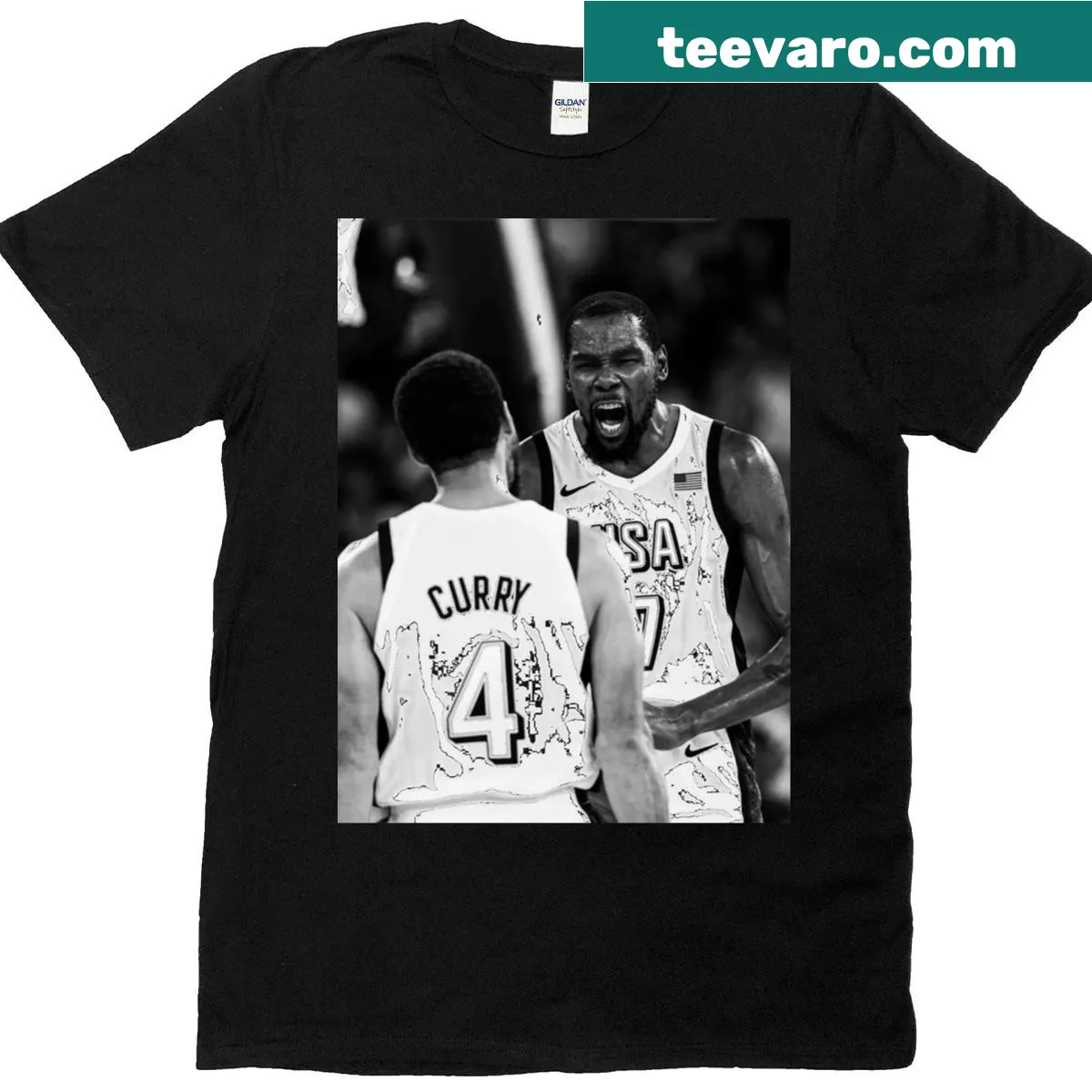 Oversized graphic showcasing Austin Reaves on a T-shirt — on a men's t-shirt
