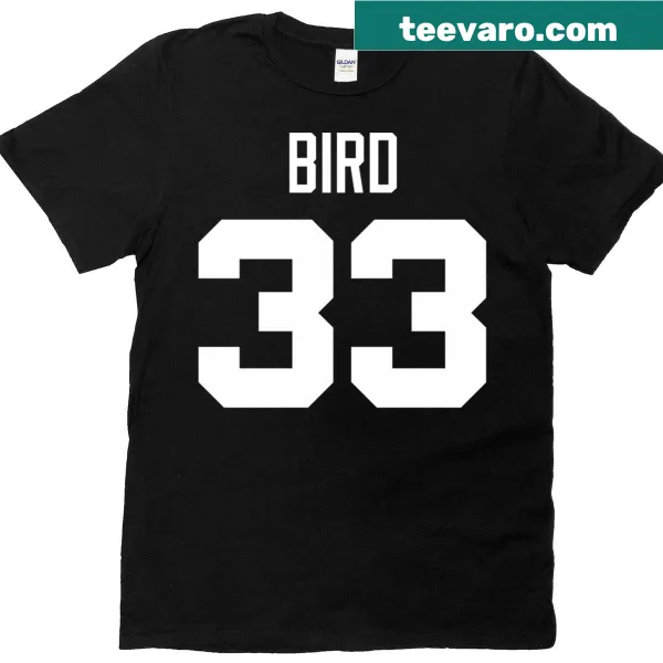 Celtics T-shirt featuring Larry Bird's number 33