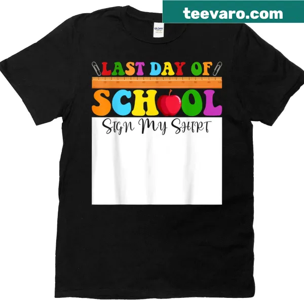Humorous graduation party T-shirt with a sign theme