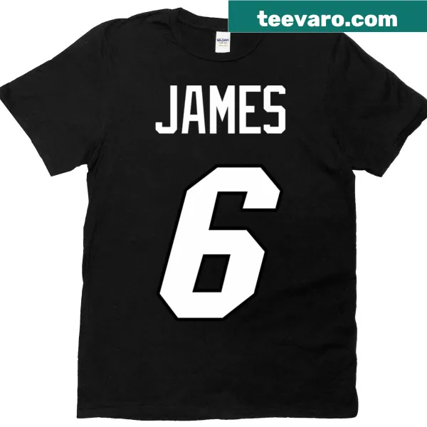 Miami Heat t-shirt featuring LeBron James' number 6