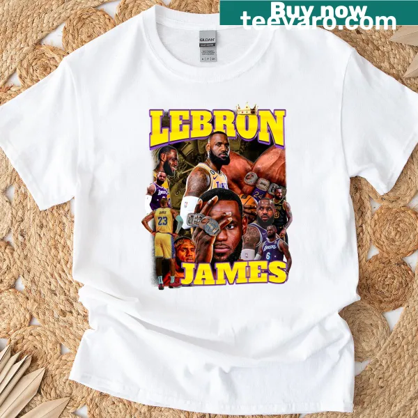 Classic Lebron James t-shirt for basketball fans