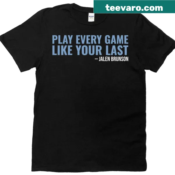 Inspirational Jalen Brunson quote sports T-shirt