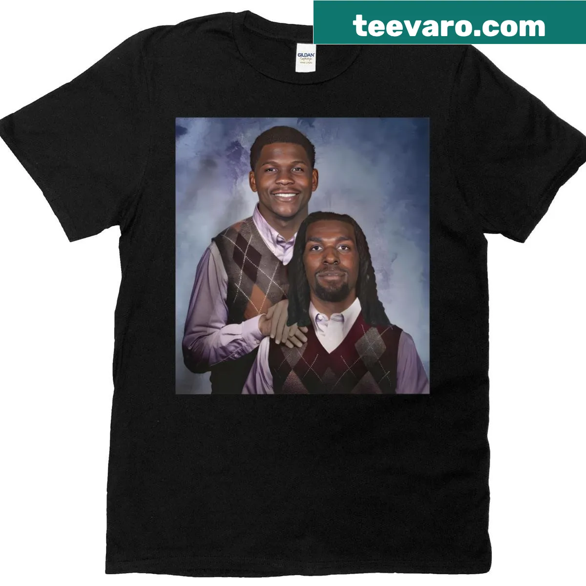 Brother t-shirt celebrating Naz Reid and Anthony Edwards — on a men's t-shirt