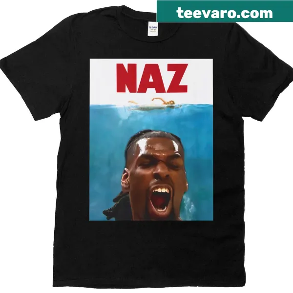 Minimalist t-shirt featuring Naz Reid's name