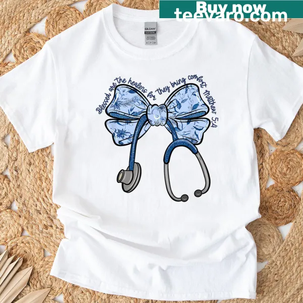 Simple typography t-shirt with the word 'Nurse'
