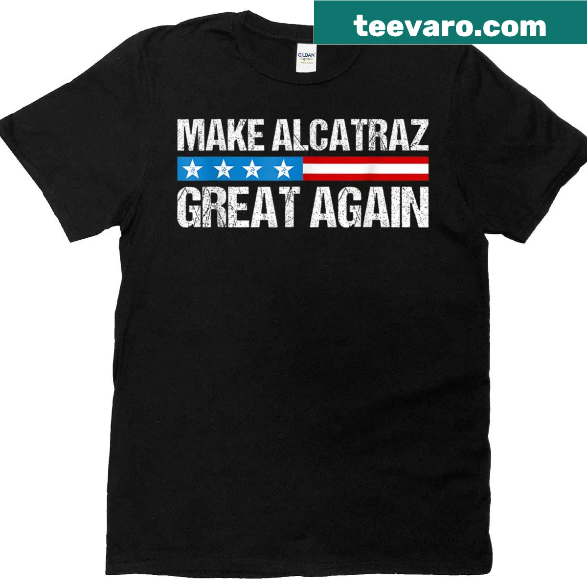 Minimalist retro T-shirt with a classic design — on a men's t-shirt