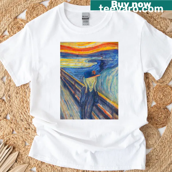 Screaming Knicks Fan T-shirt featuring energetic graphics