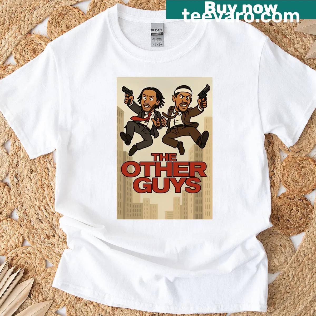 Bold typography design showcasing The Knicks. — on a men's t-shirt