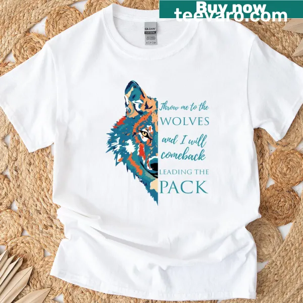 Playful wolf-themed design with motivational text.