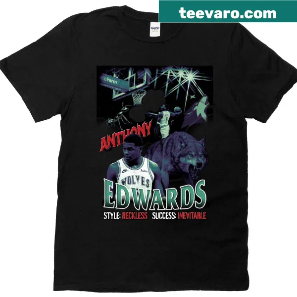 Vintage T-shirt featuring Anthony Edwards design