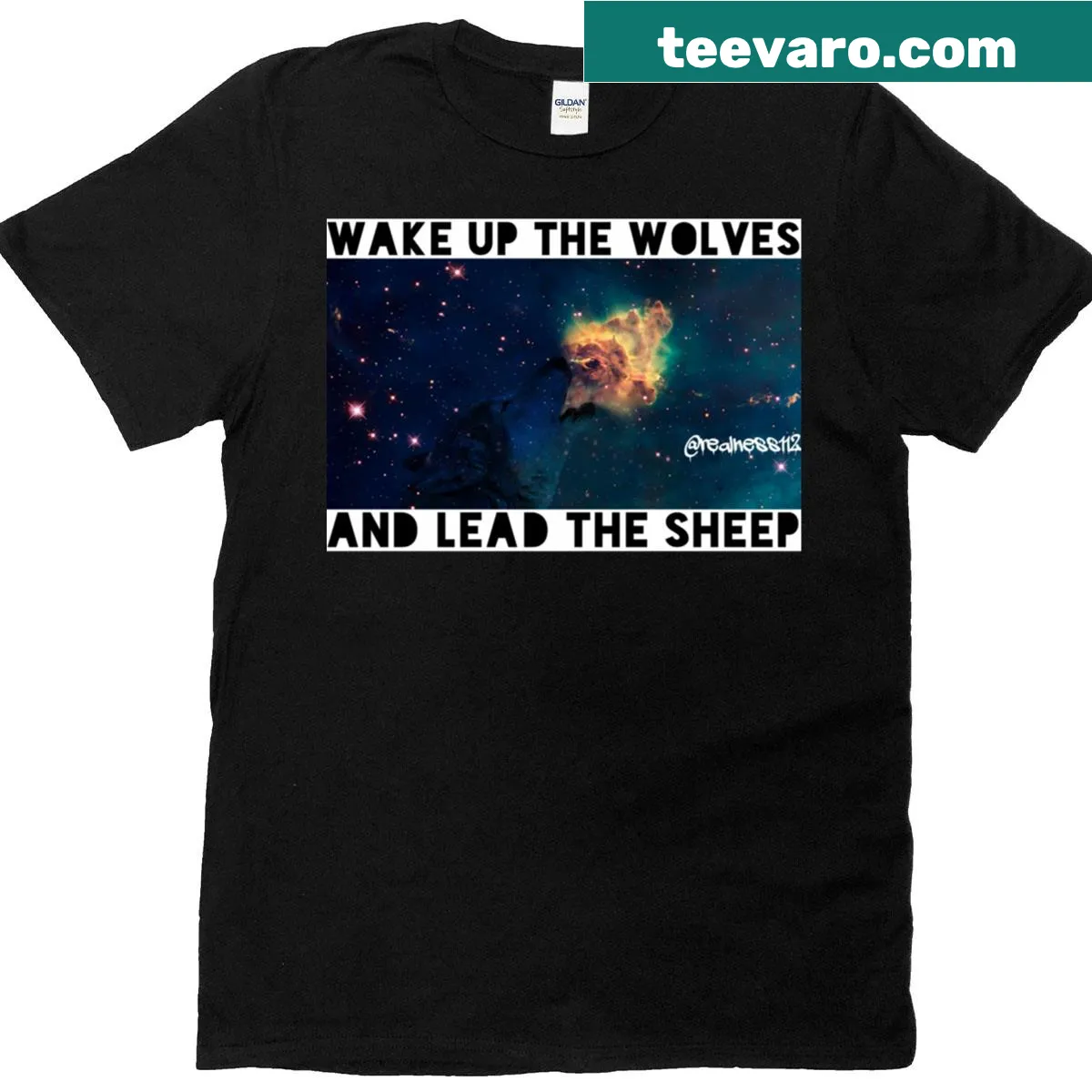 Inspirational typography T-shirt with motivational text — on a men's t-shirt