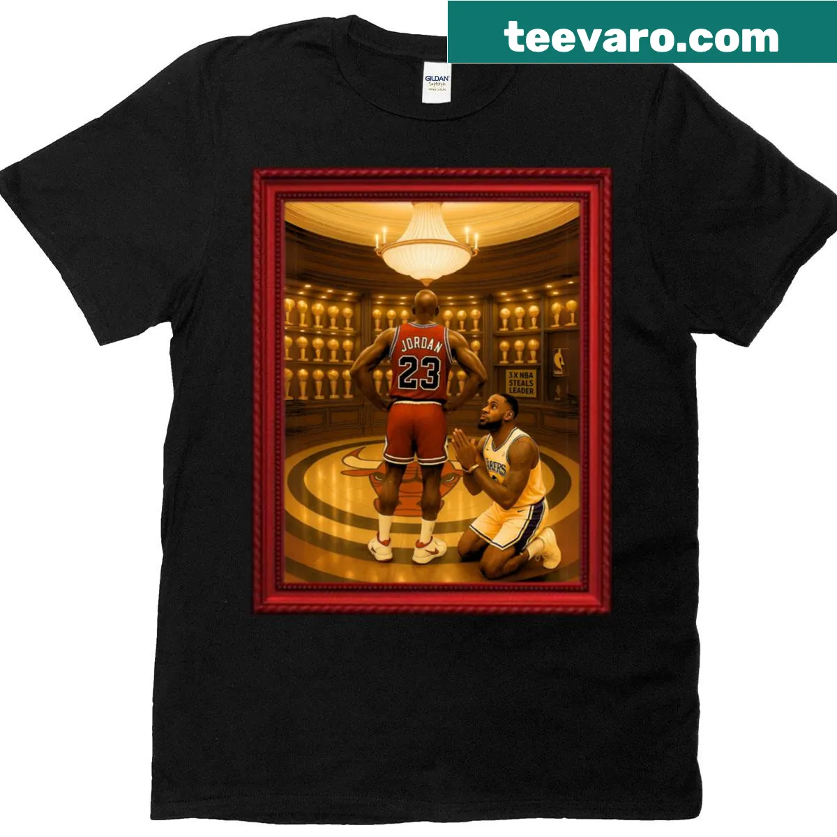 Worship The Goat graphic oversized T-shirt — on a men's t-shirt