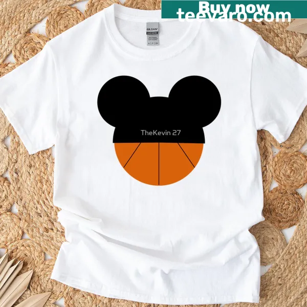 Playful basketball-themed oversized T-shirt design.