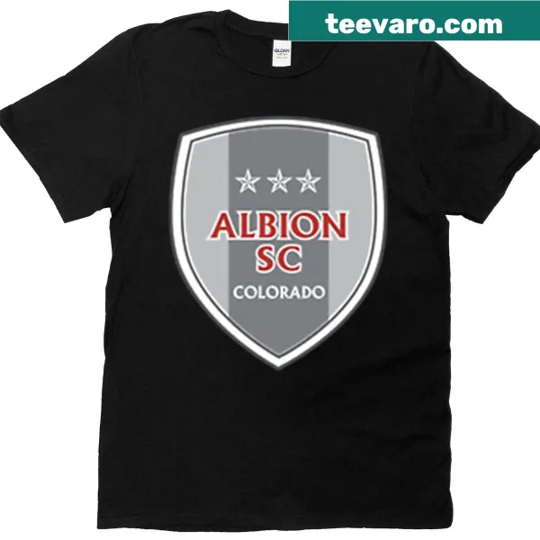 Albion SC Colorado soccer T-shirt with team emblem