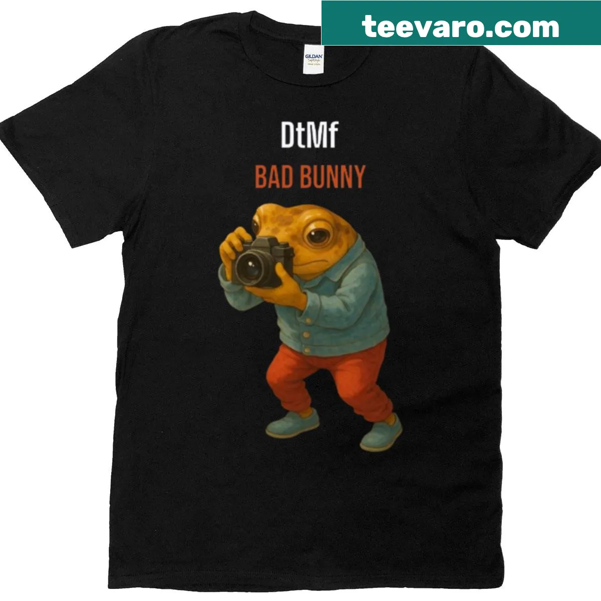 Oversized Bad Bunny Tour 2025 t-shirt with tour dates — on a men's t-shirt