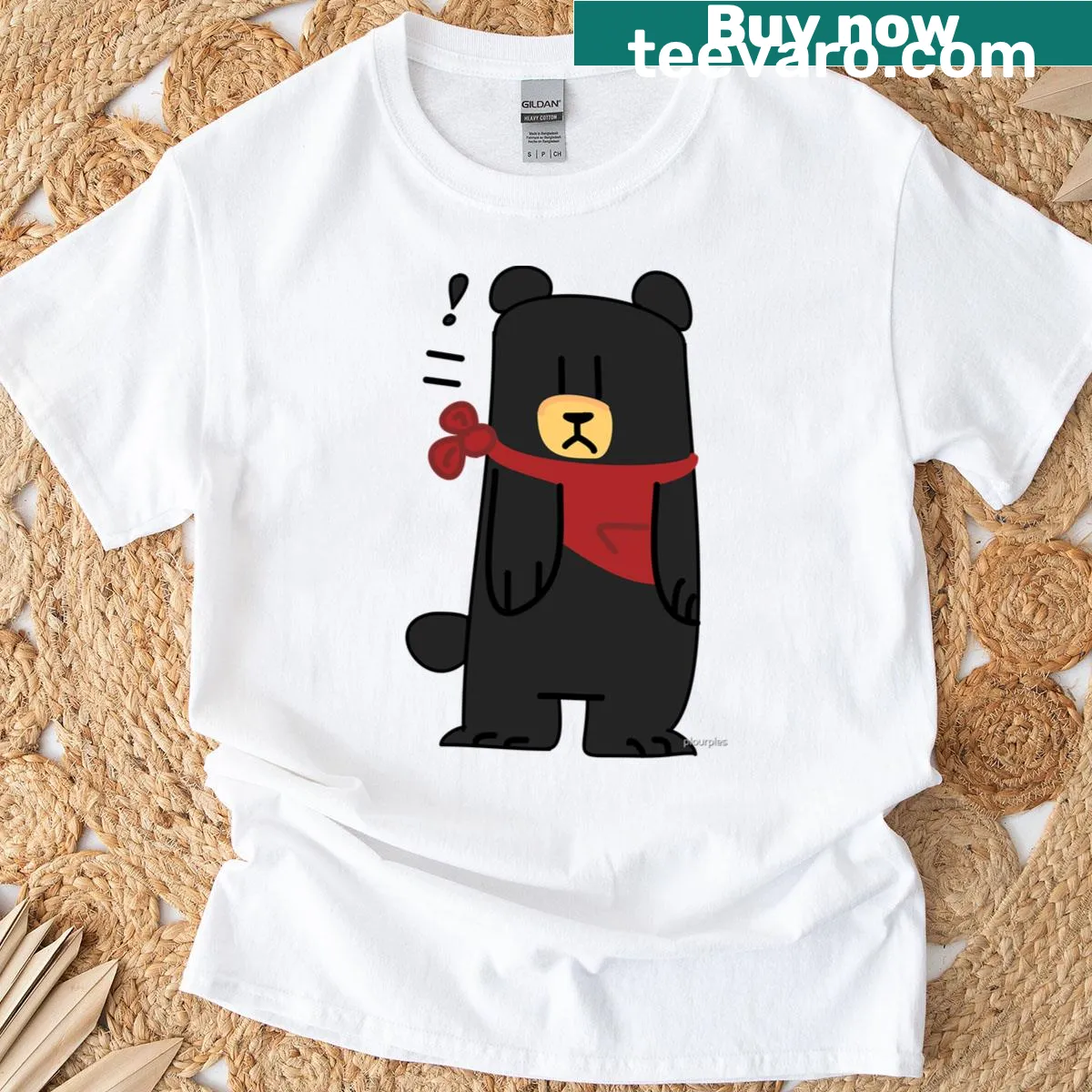 T-shirt with the phrase 'Black Ber Notices' in a playful font — on a men's t-shirt