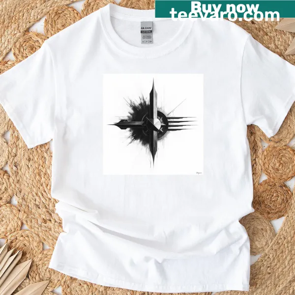 Minimalistic premium t-shirt featuring elegant typography in black.
