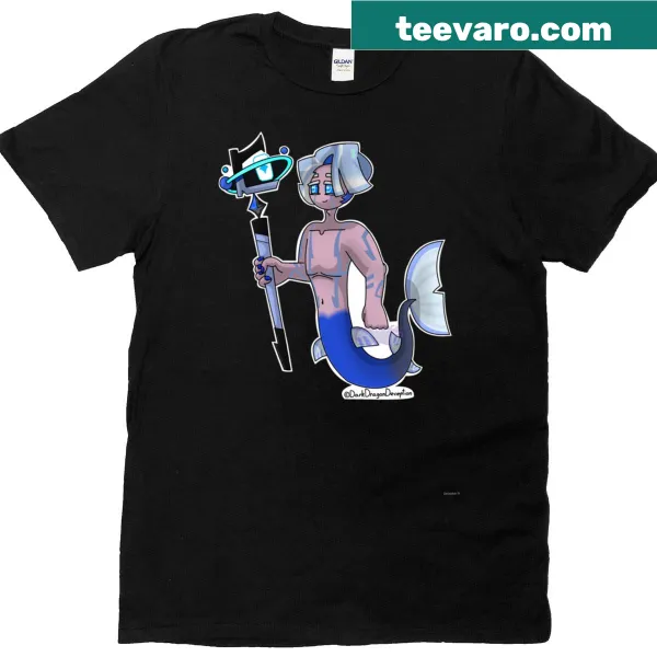 Oversized tee featuring cartoon design of Xylitol Nova from Cookierun
