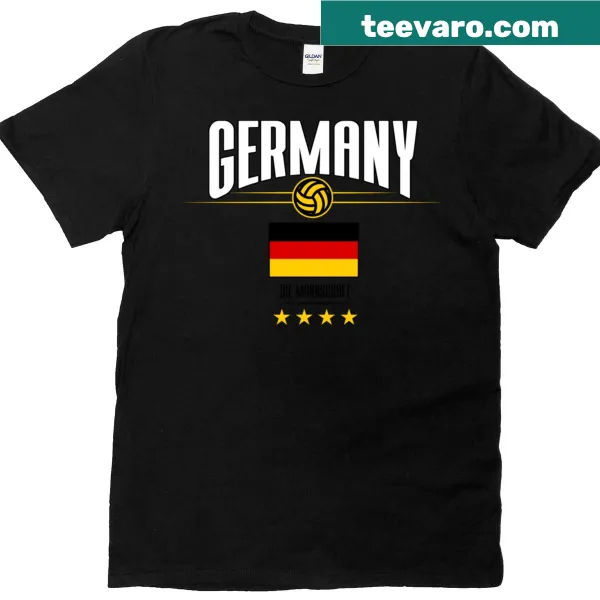 Oversized German Volleyball T-shirt with volleyball graphic and text