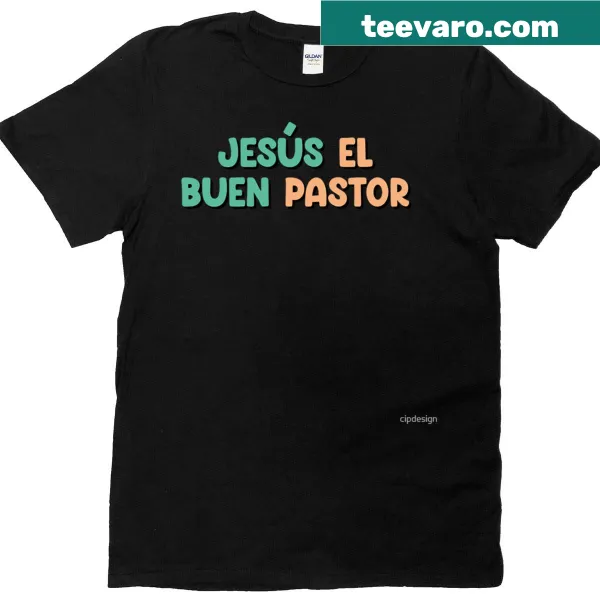 Illustrative T-shirt of Jesus as the Good Shepherd, symbolizing love and guidance