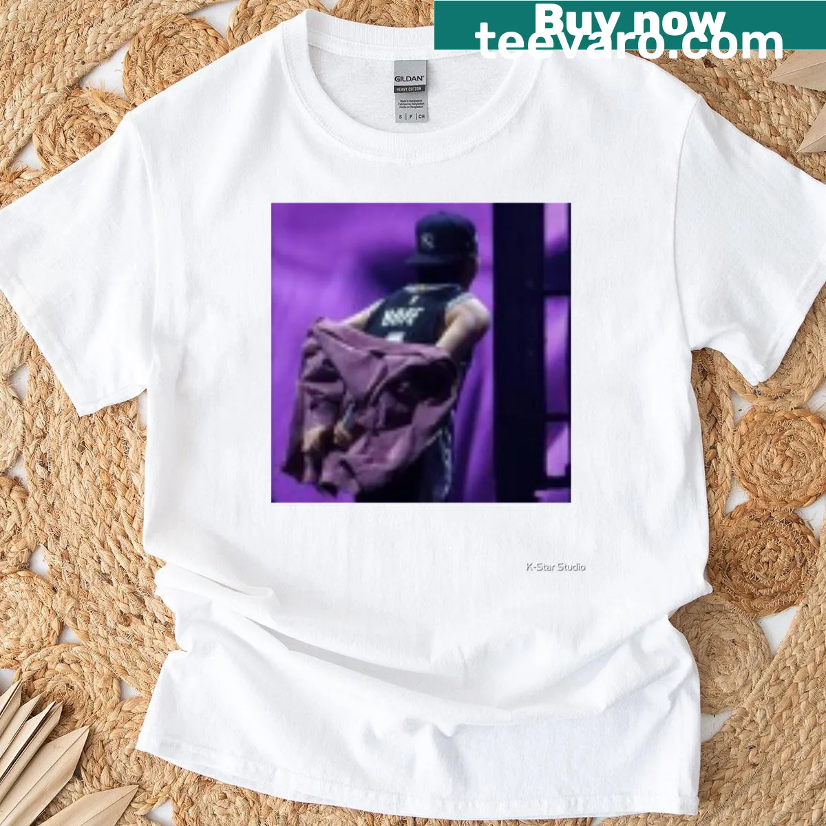 T-shirt celebrating Jhope's world tour with bold text — on a men's t-shirt
