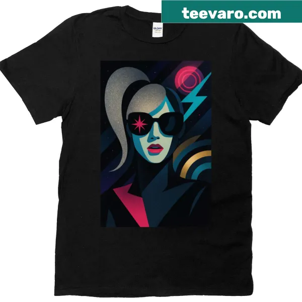 Oversized T-shirt inspired by Lady Gaga's music and style